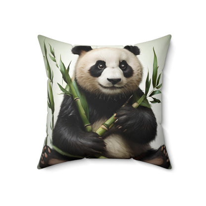 Cute Panda Spring Edition Pillow