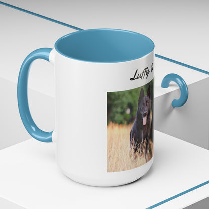 Custom Pet Photo Accent Coffee Mug