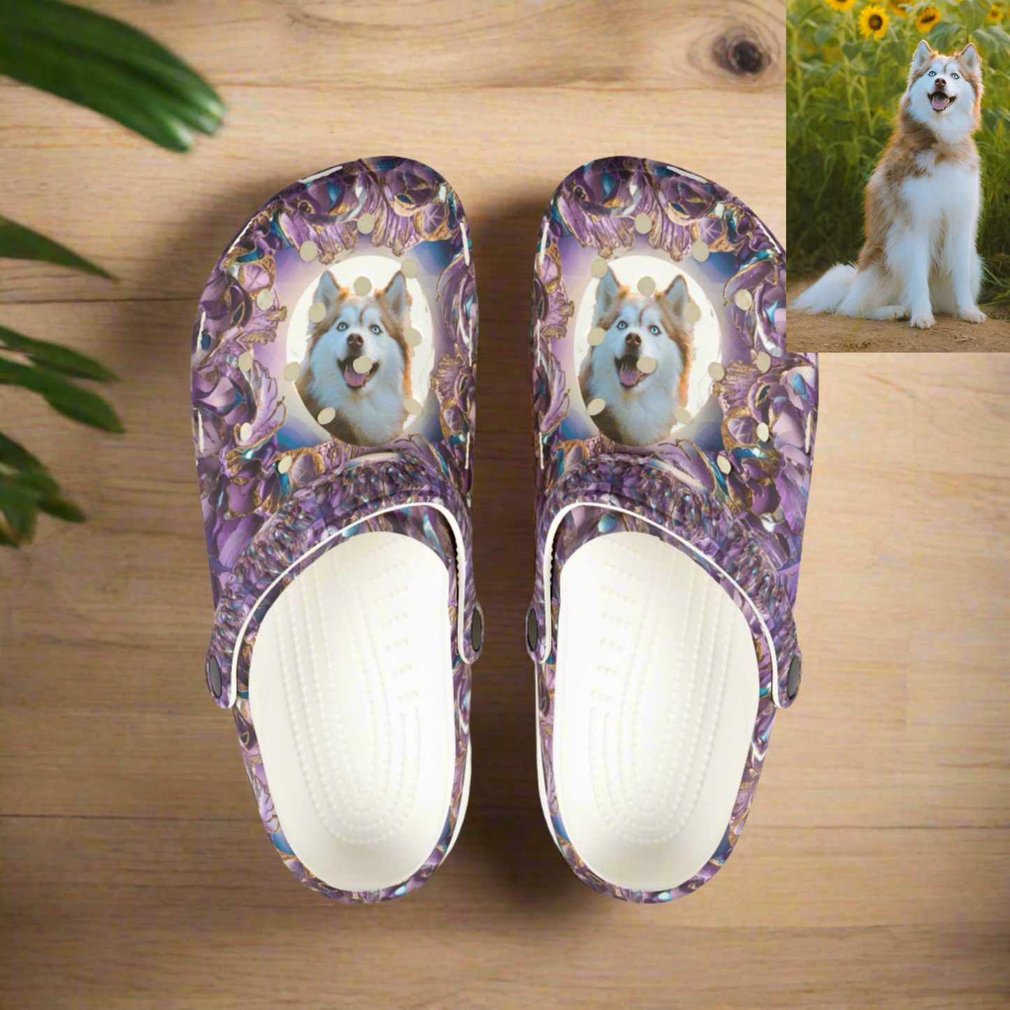 Custom Pet Headshot Clogs